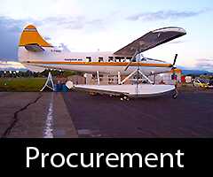 Aircraft procurement (sourcing, acquisition, and delivery)